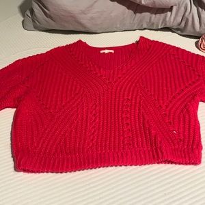 Aeropostale Size Large long sleeve sweater Hot Pink
